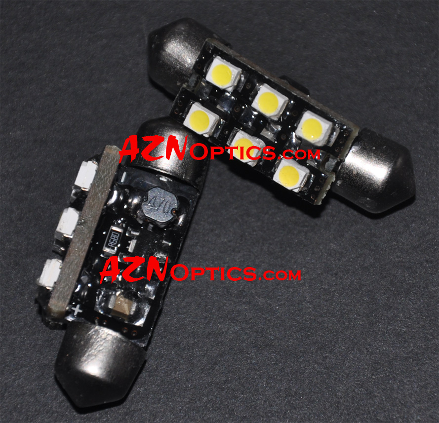 Yorkim 6418 LED Bulb Canbus Error Free 36mm Festoon LED Bulb C5W LED B
